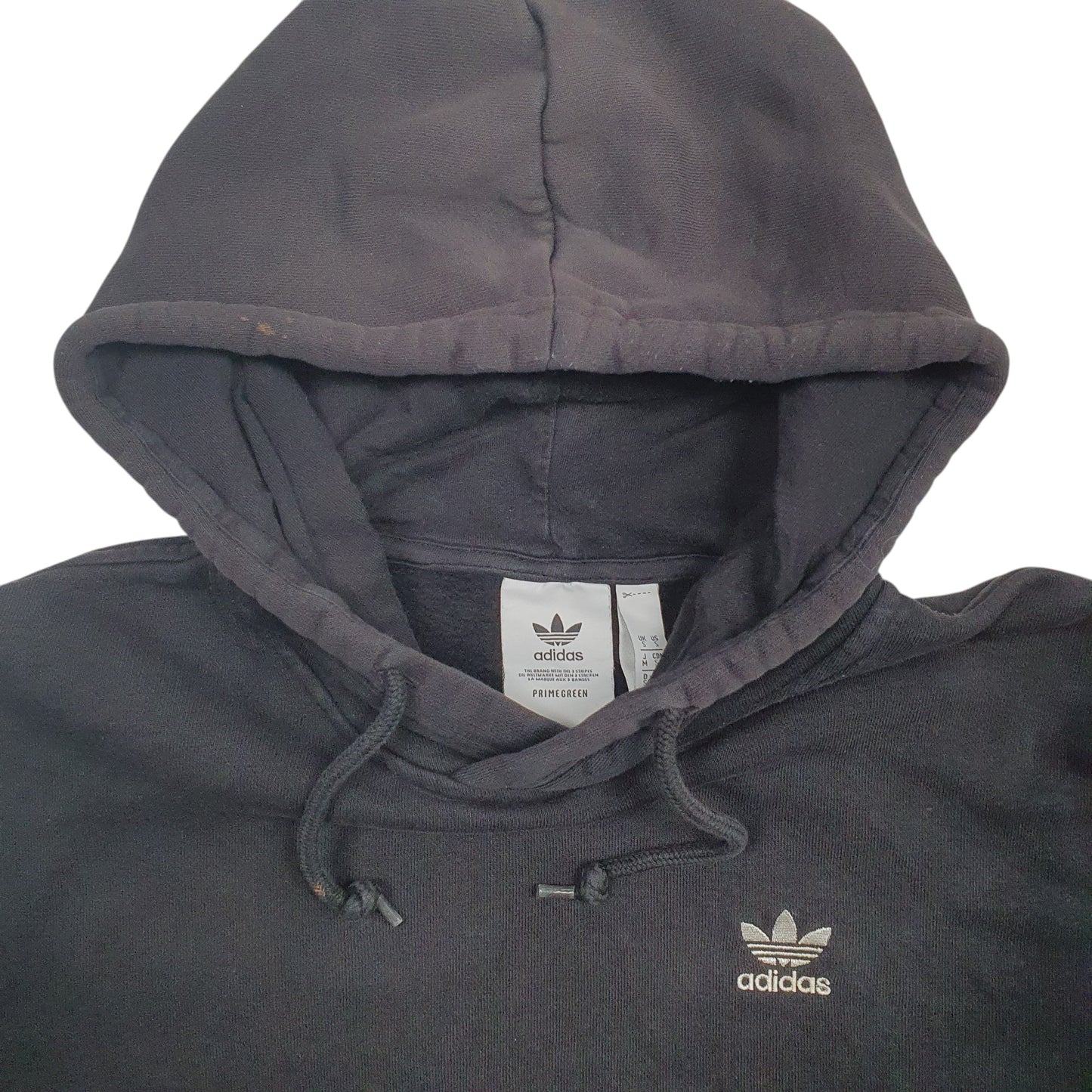Mens Black Adidas  Hoodie Jumper