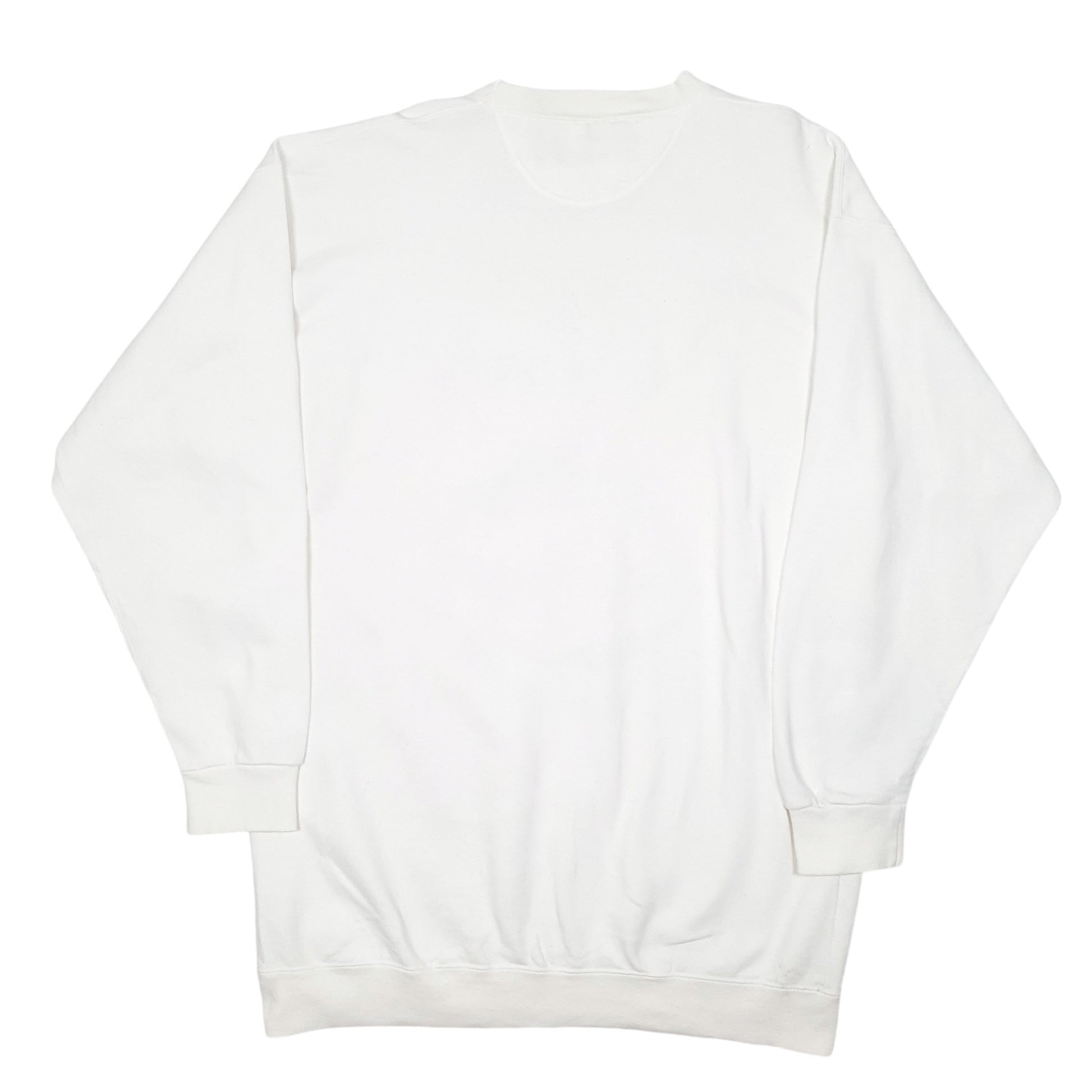 Mens White American Eagle Outfitters Boston Bruins NHL Ice Hockey Made In USA Vintage Crewneck Jumper