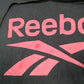 Mens Black Reebok Spellout Hoodie Jumper