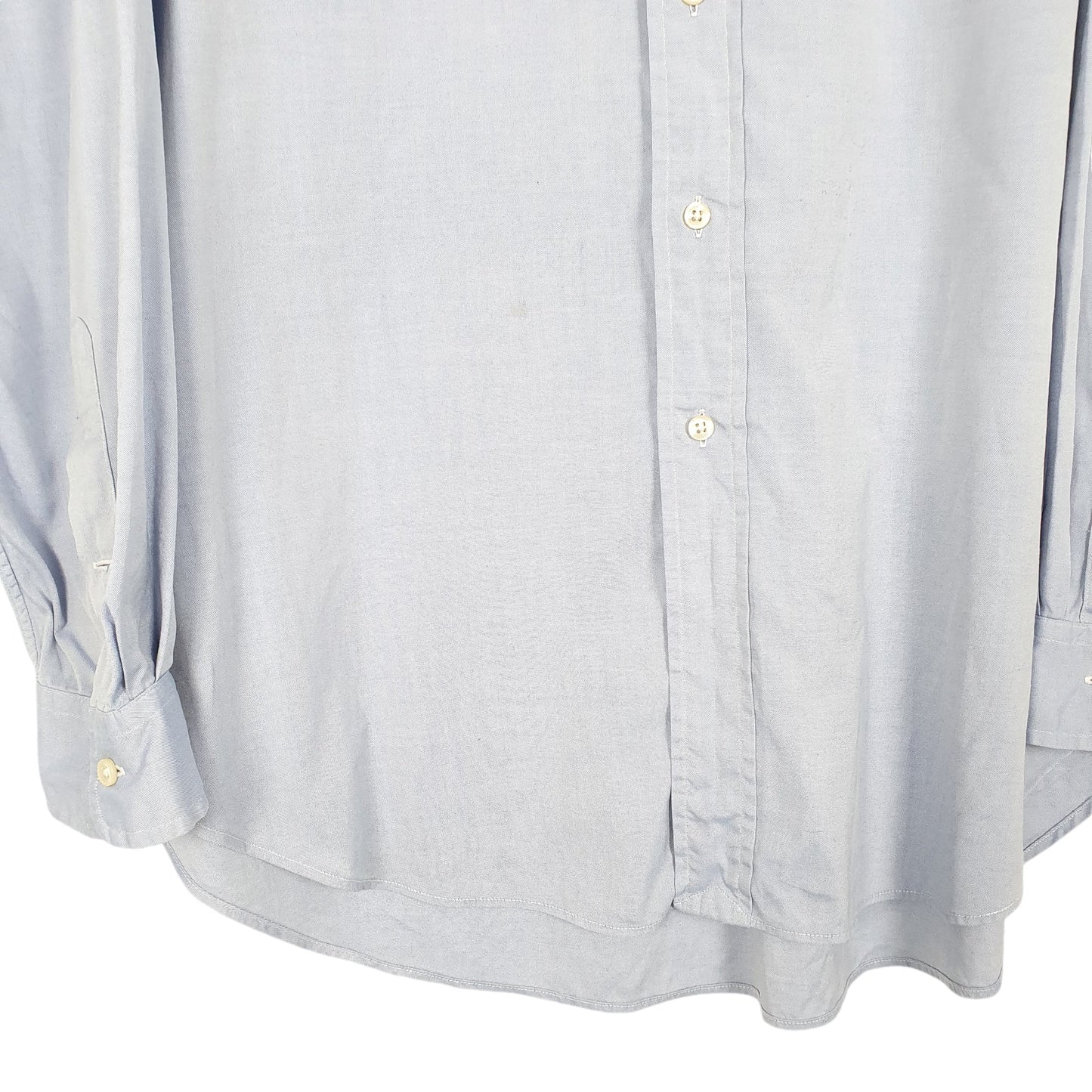 Mens Blue Ralph Lauren Oxford Long Sleeve Shirt