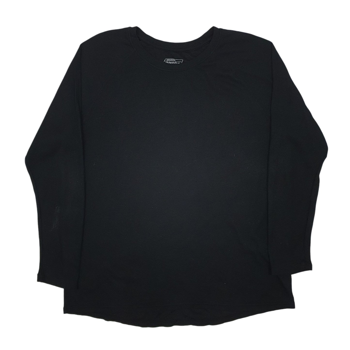 Mens Black Dickies  Long Sleeve T Shirt