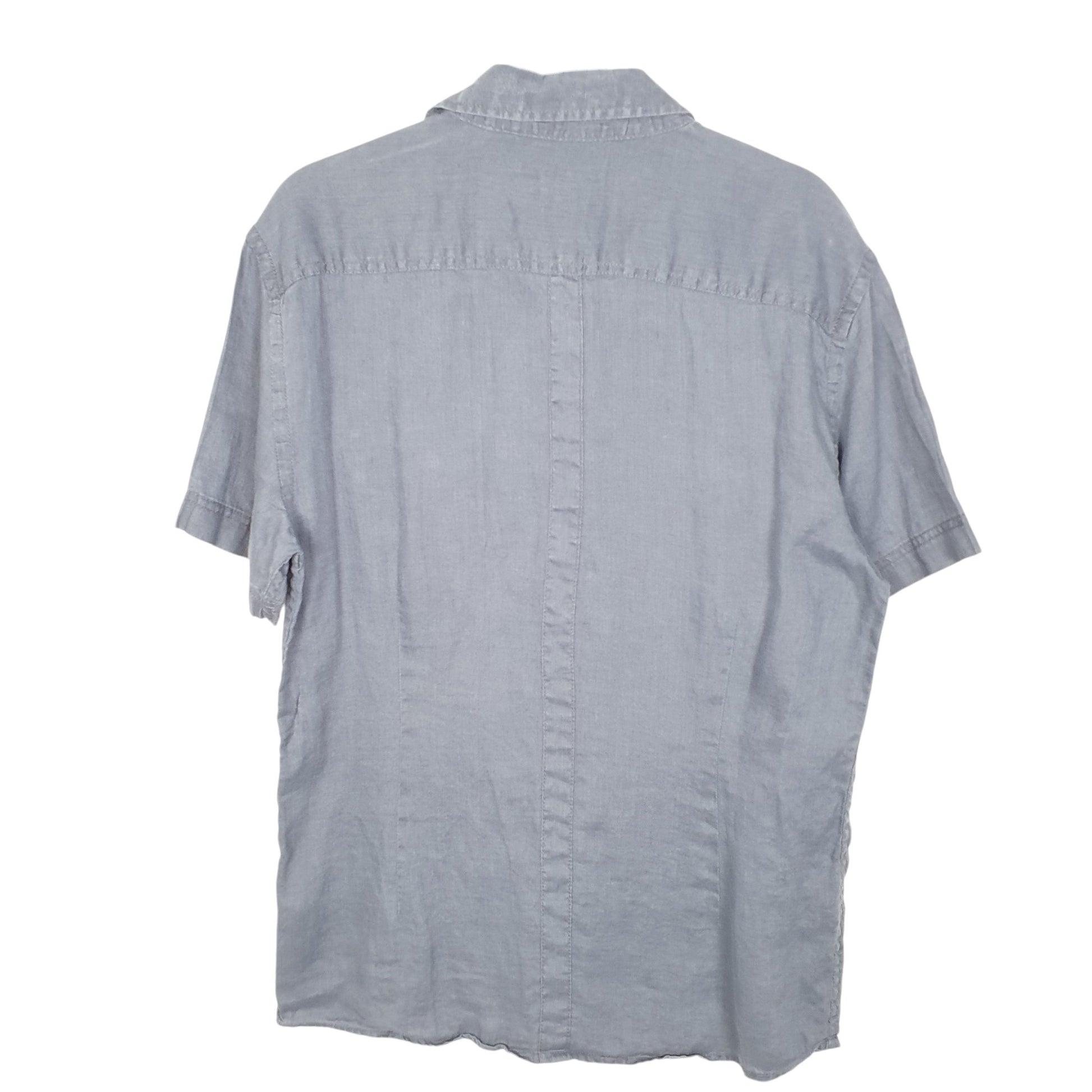 Mens Grey RW & CO  Short Sleeve Shirt