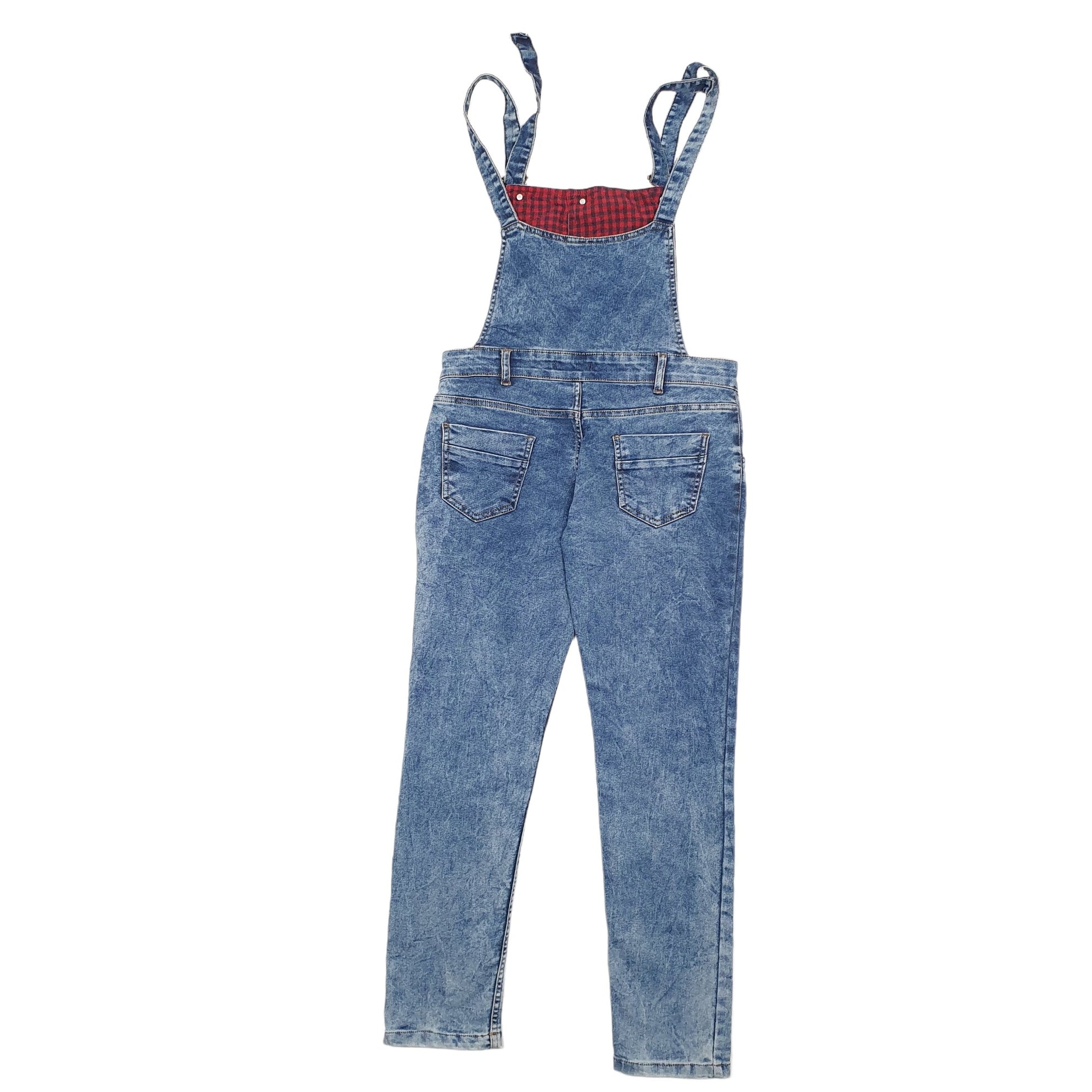 Womens Blue Viola  Dungaree Trousers