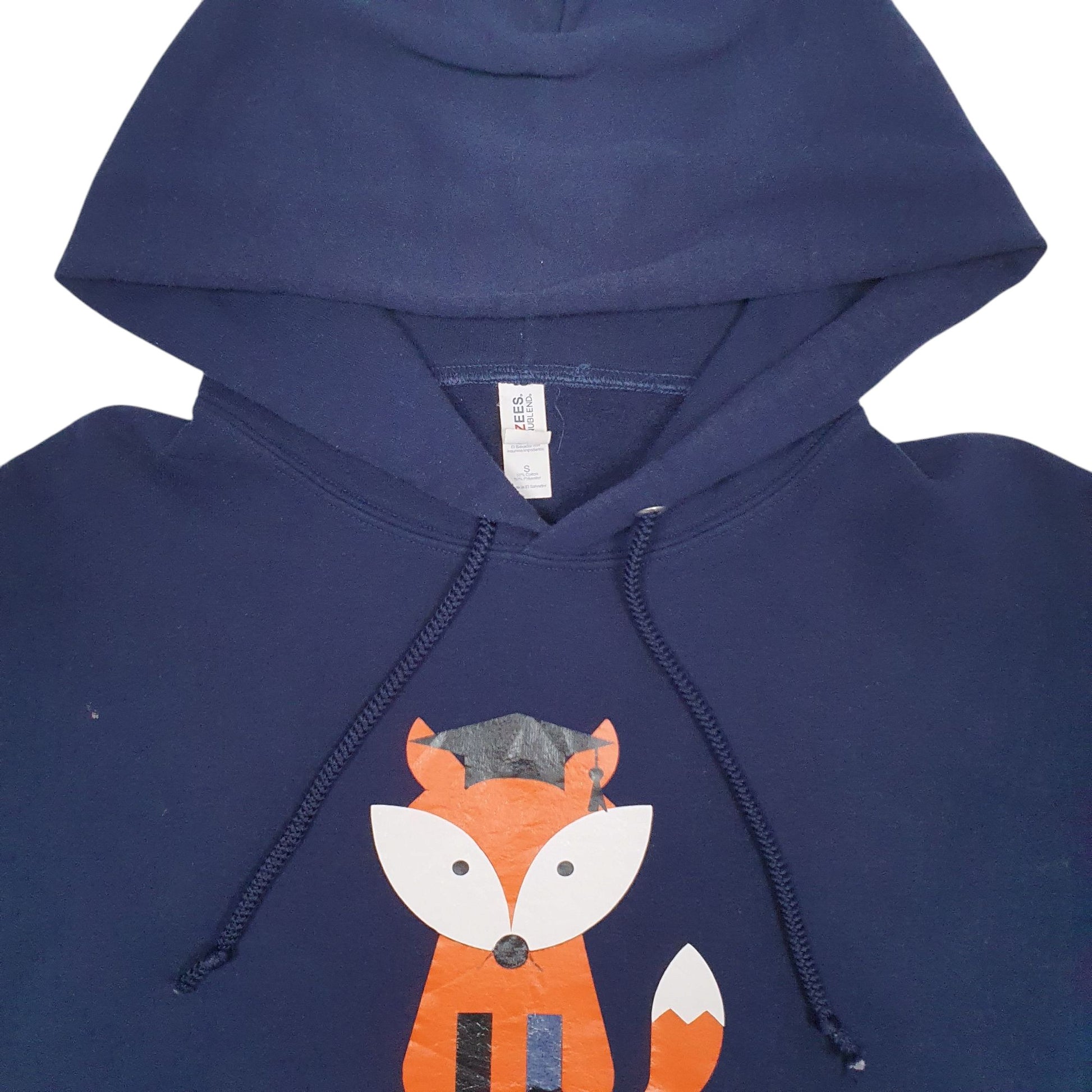 Womens Navy Jerzees  Hoodie Jumper