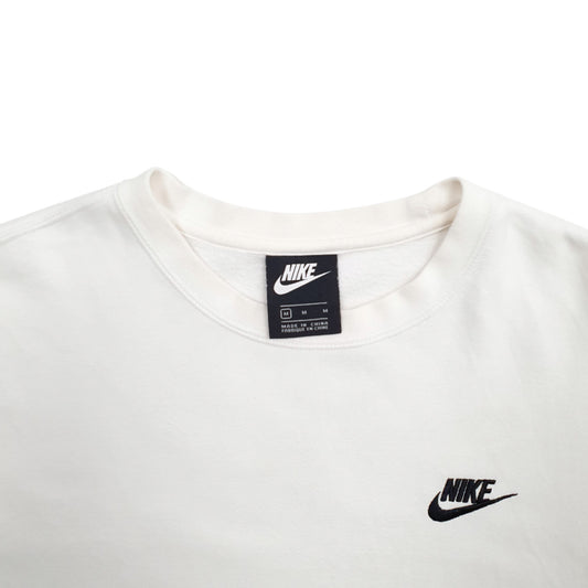 Mens White Adidas  Crewneck Jumper