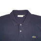 Mens Navy Lacoste Slim Fit Short Sleeve Polo Shirt