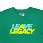Mens Green Adidas Spellout Short Sleeve T Shirt