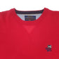 Mens Red Tommy Hilfiger Vintage Golf Crewneck Jumper
