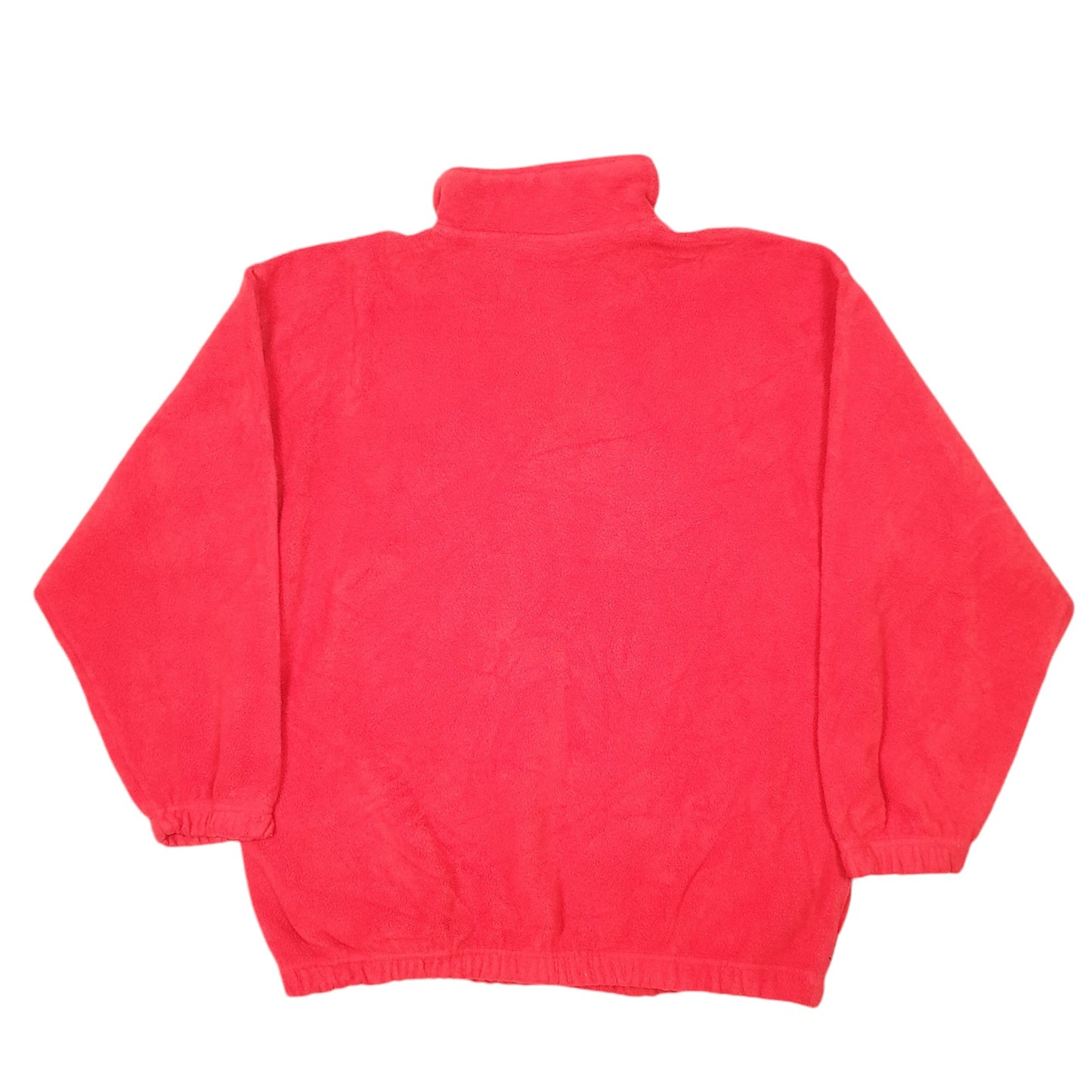 Mens Red Pro Edge NHL Detroit Redwings Hockey Vintage Quarter Zip Jumper