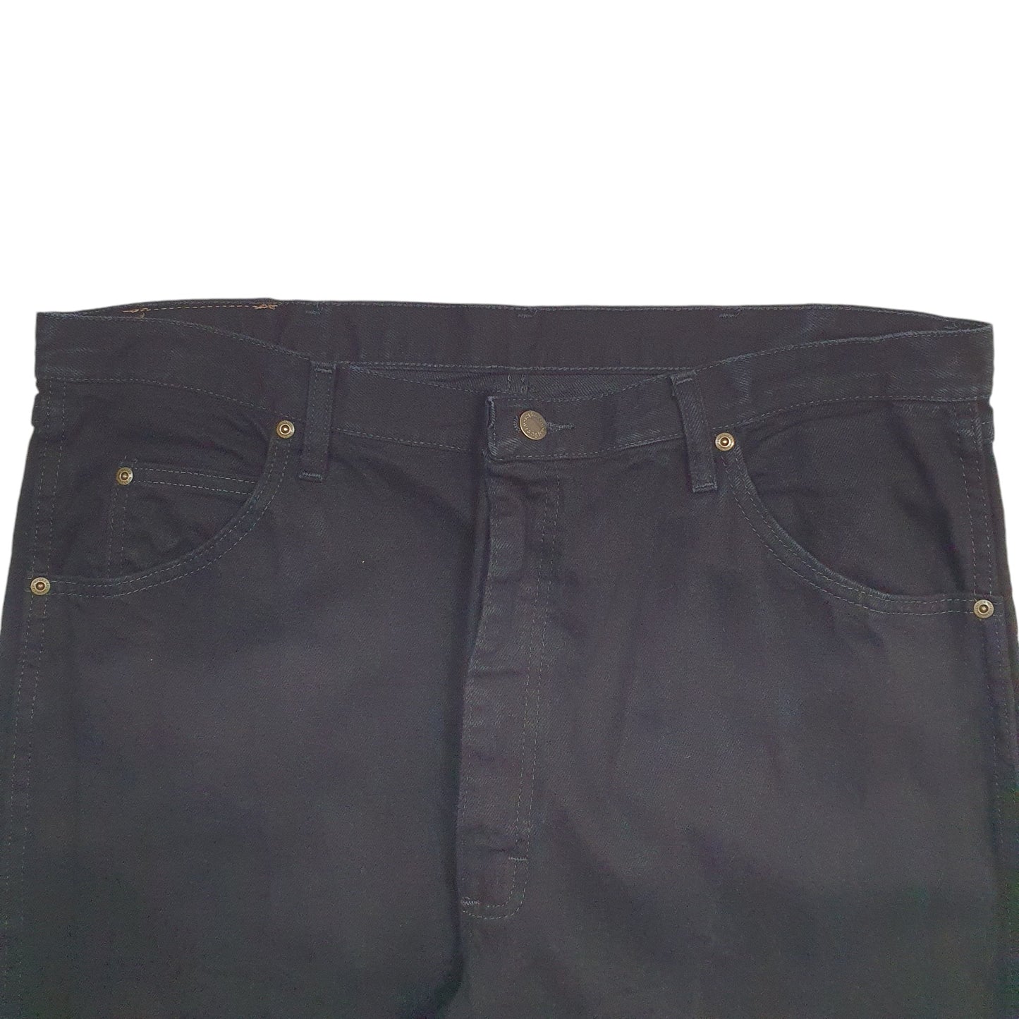Mens Black Wrangler  Regular JeansW40 L34