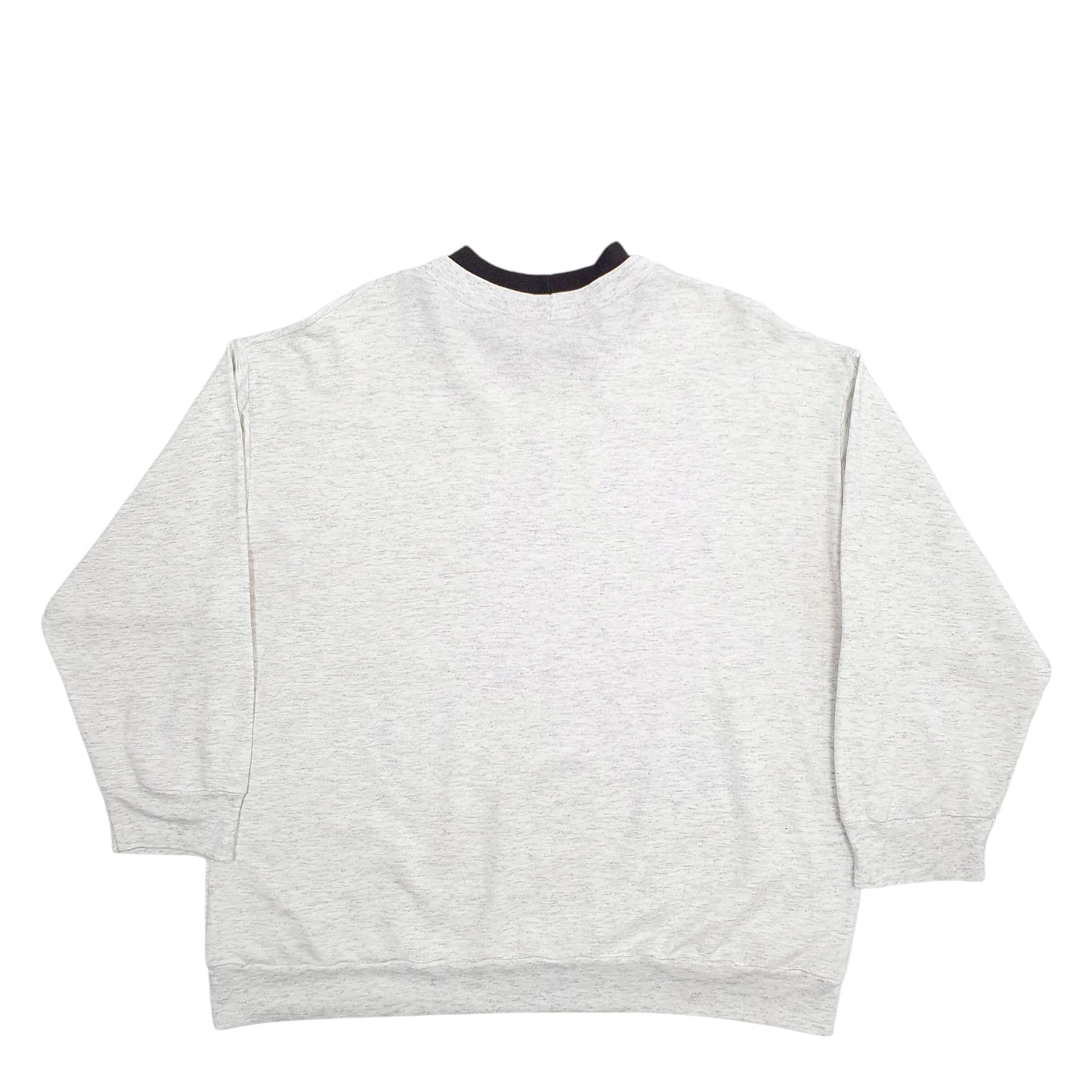 Mens Grey Basic Editions Cats Crewneck Jumper