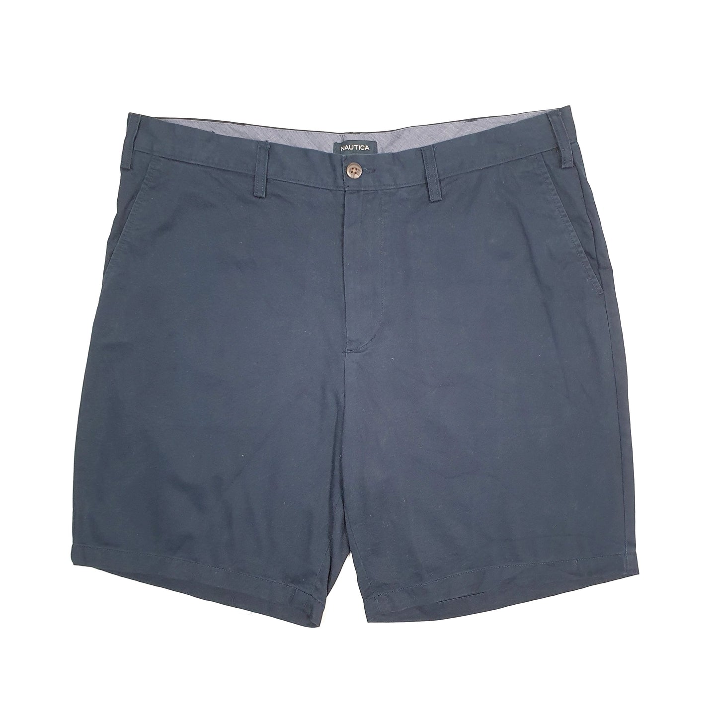 Mens Navy Nautica Classic Fit Deck Chino Shorts
