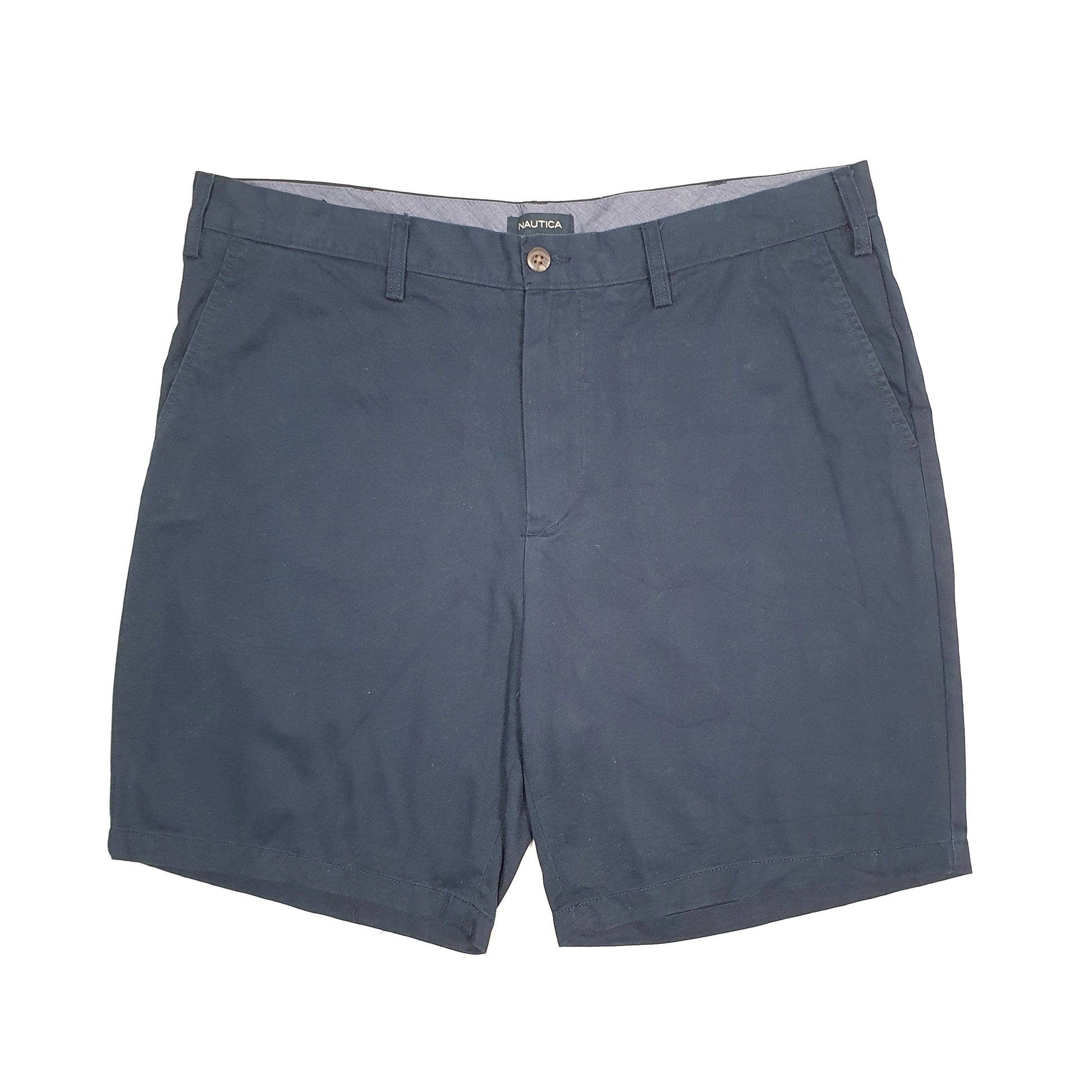 Mens Navy Nautica Classic Fit Deck Chino Shorts