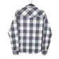 Mens Grey Distortion Western Long Sleeve Shirt