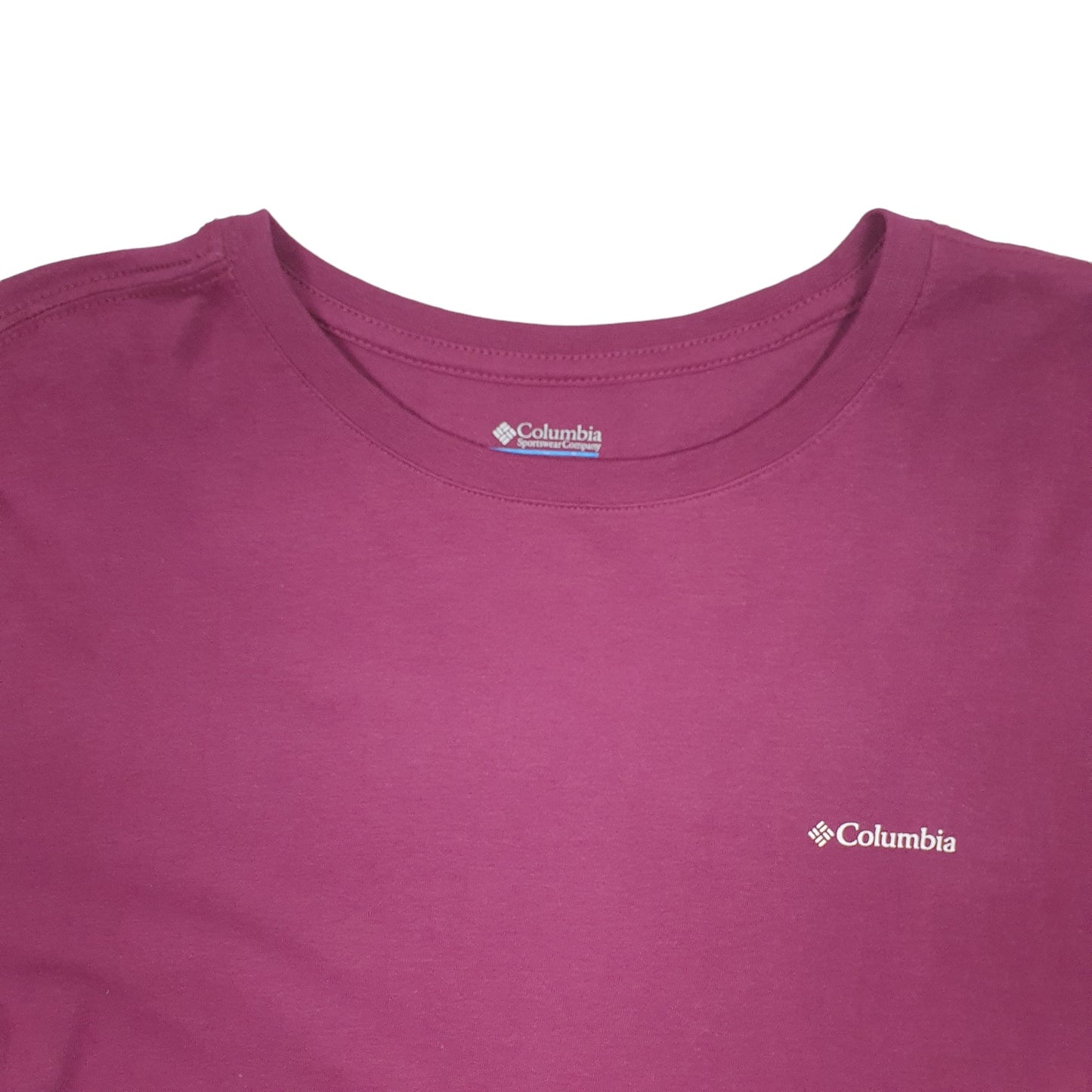 Mens Purple Columbia Sportswear  Long Sleeve T Shirt