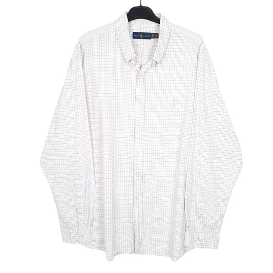 Mens White Ralph Lauren  Long Sleeve Shirt