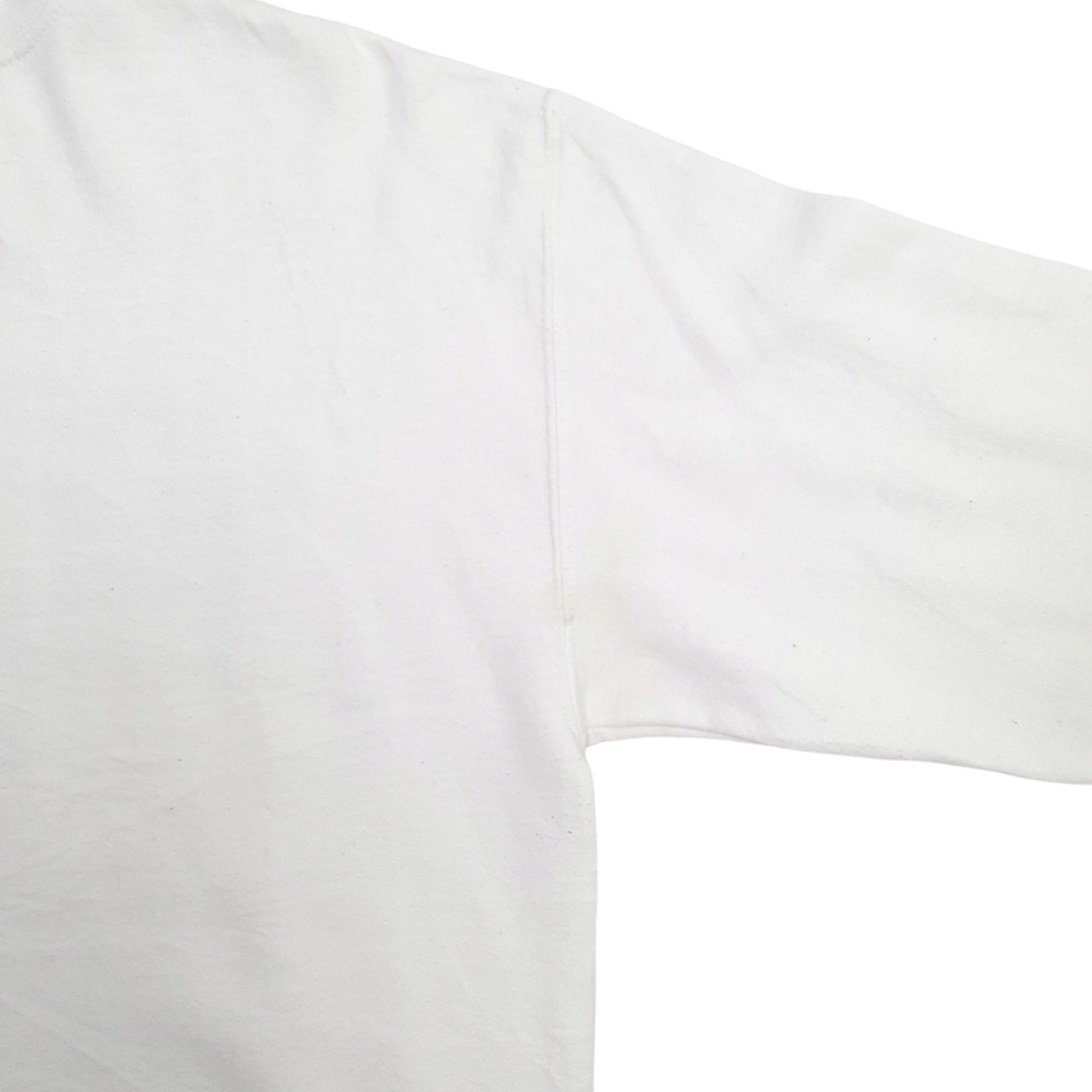 Mens White Gildan Chicago Spellout Crewneck Jumper