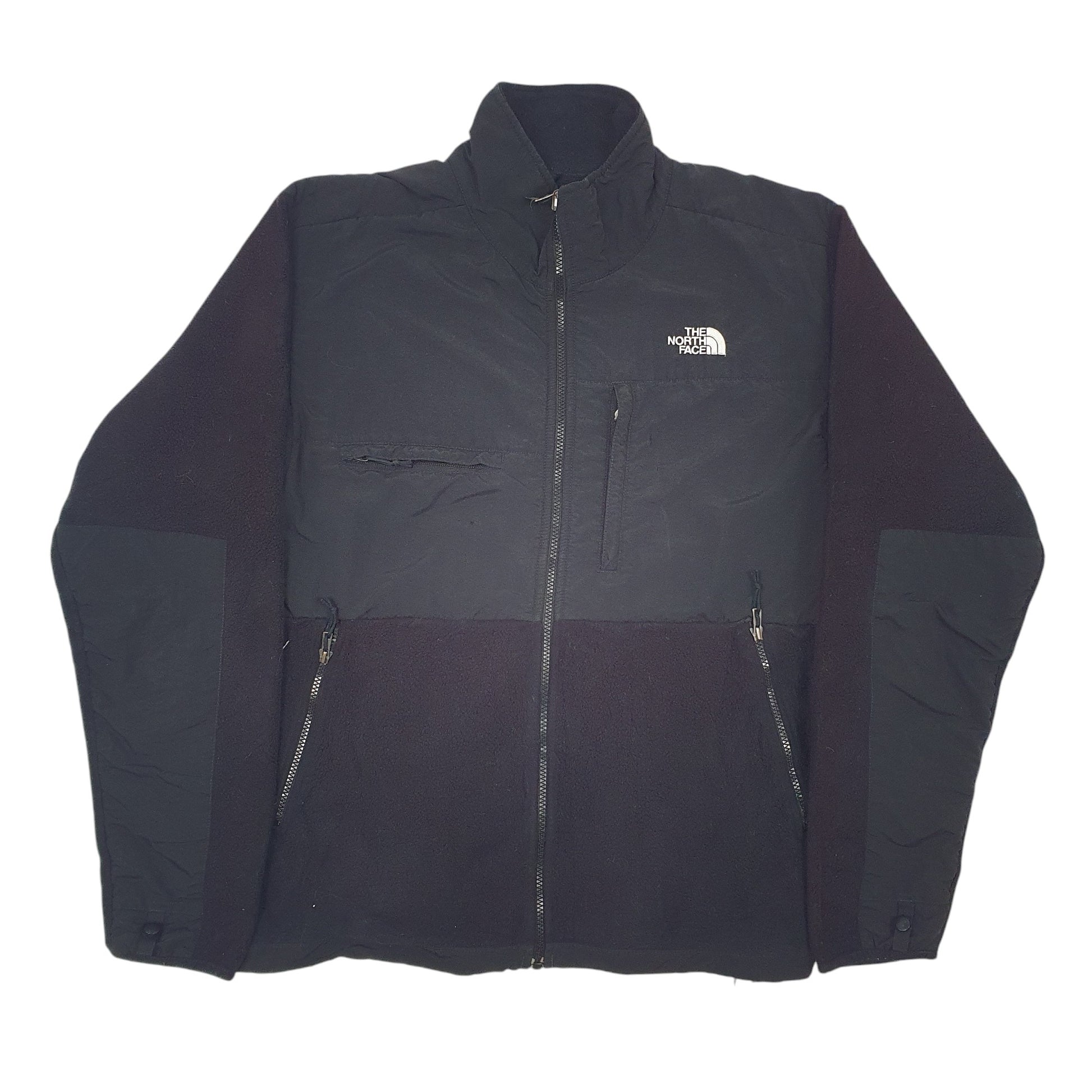 Mens Black The North Face Denali Full Zip Jumper