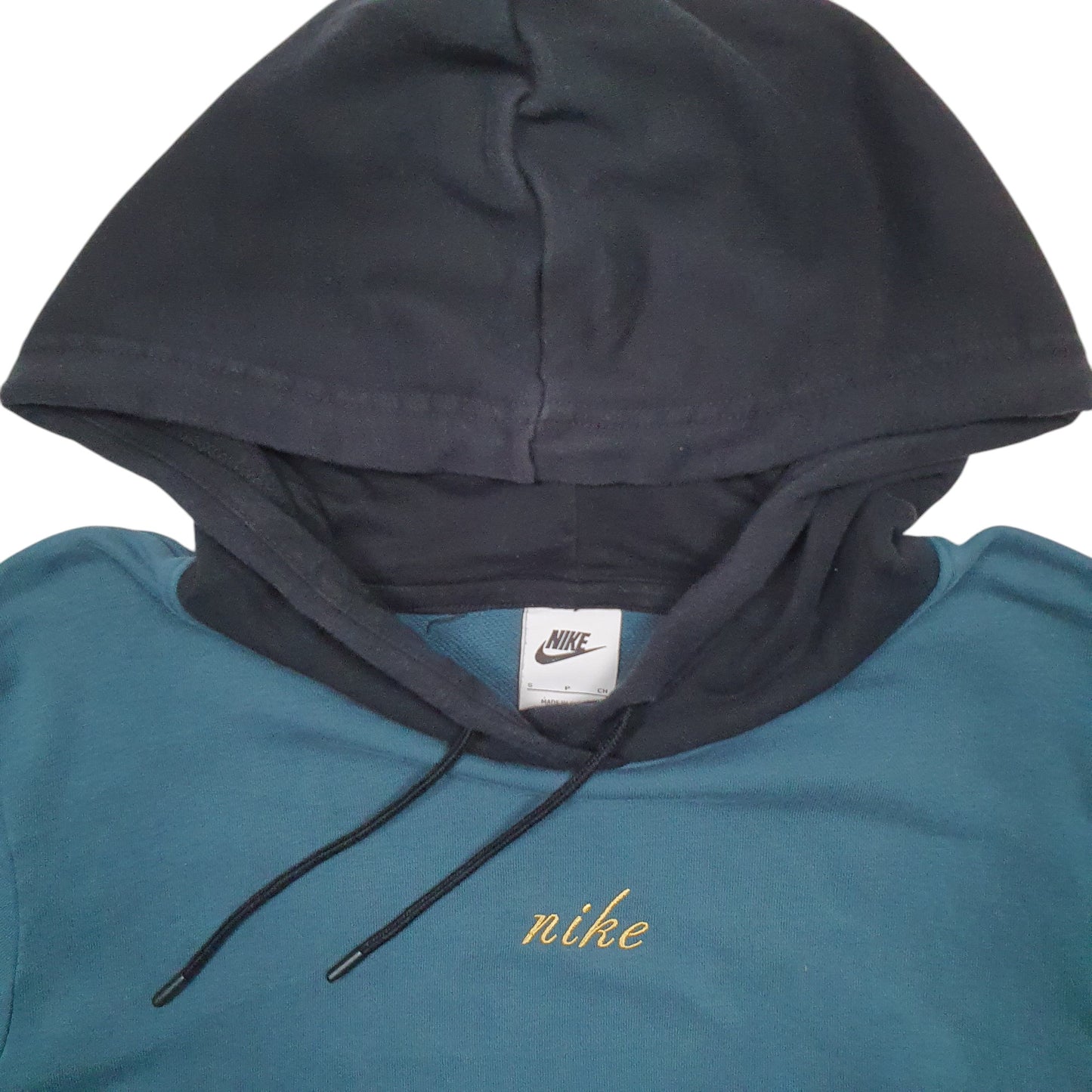 Womens Black Nike Mexico Spellout Hoodie Jumper