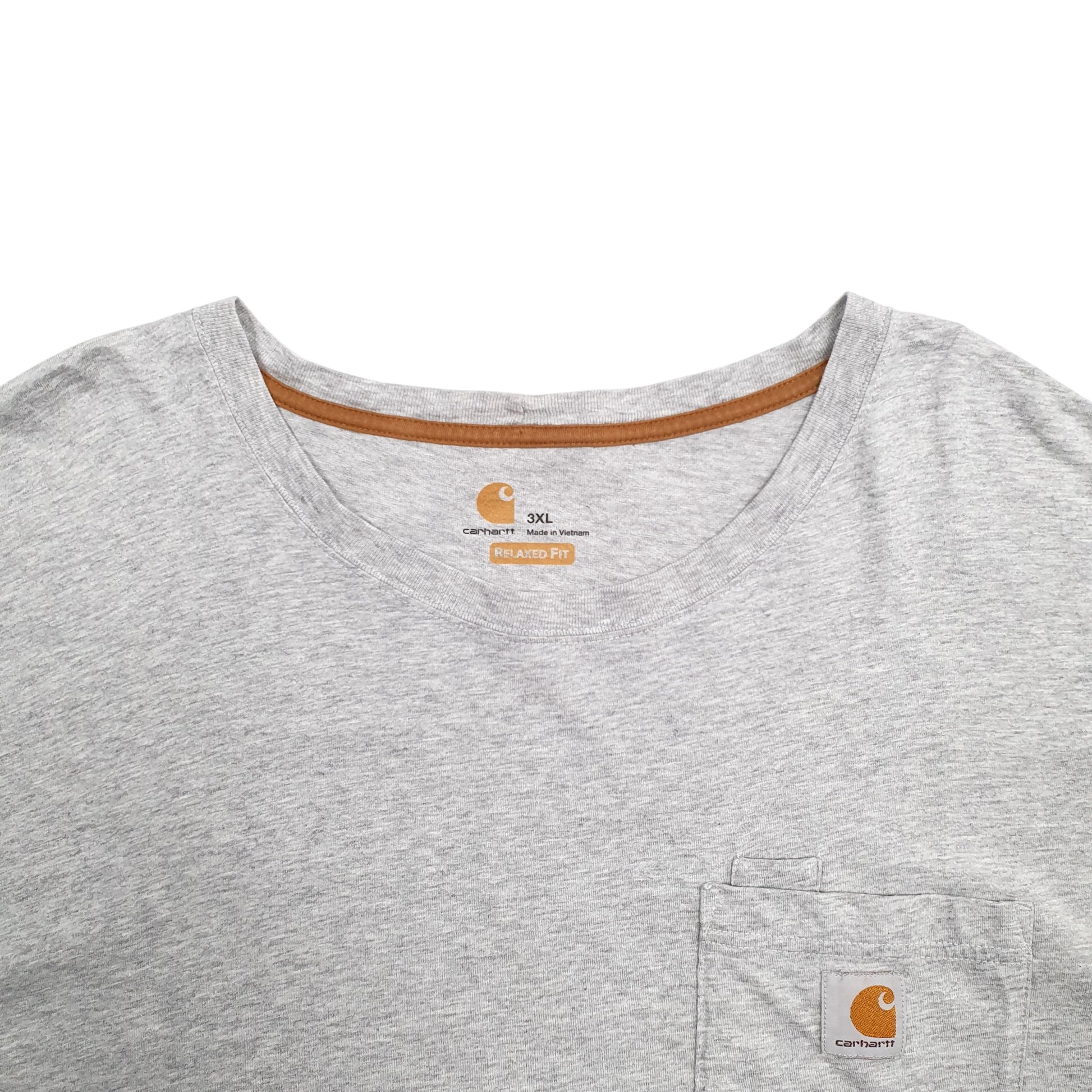 Mens Grey Carhartt  Short Sleeve T Shirt
