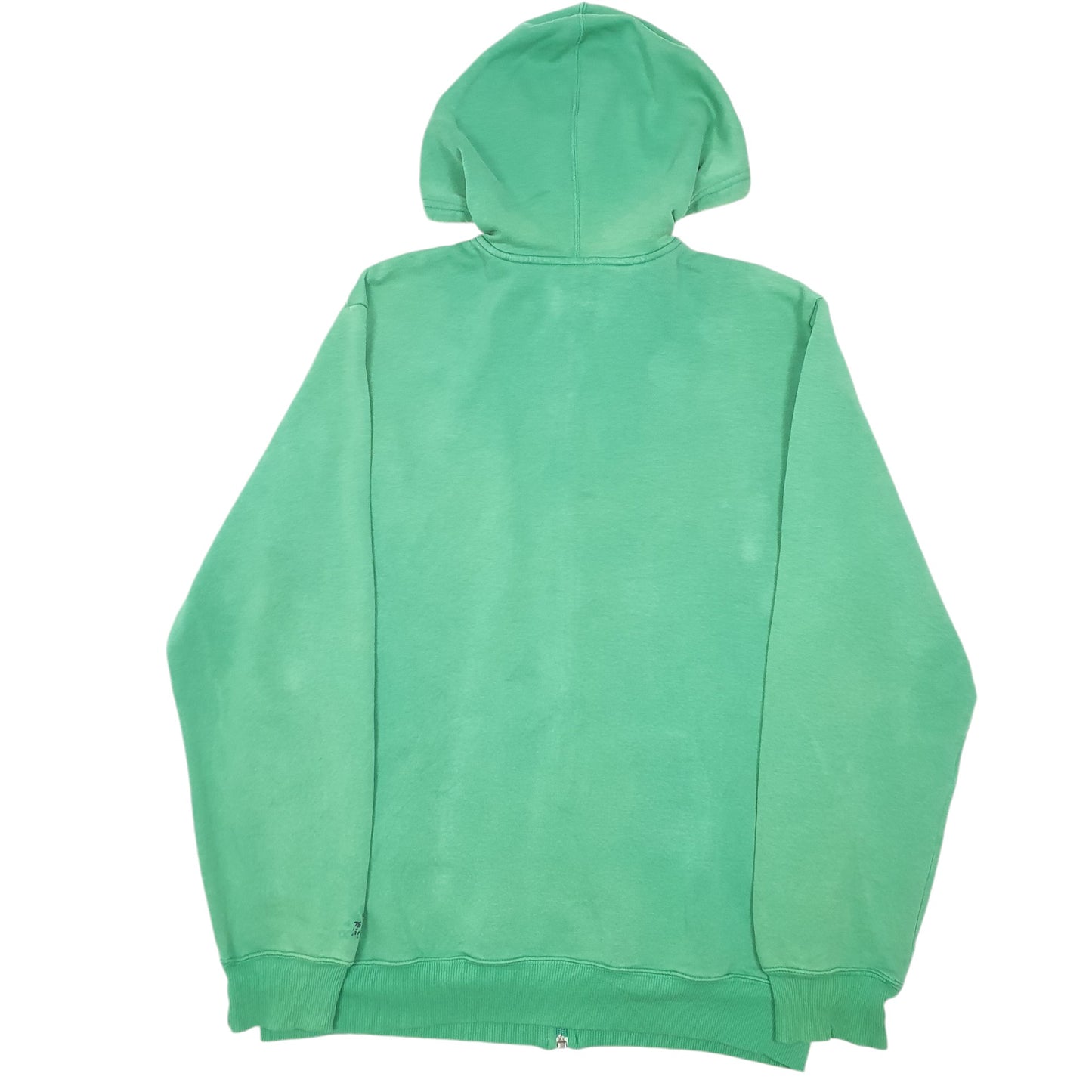 Mens Green Adidas Hoodie Full Zip Jumper