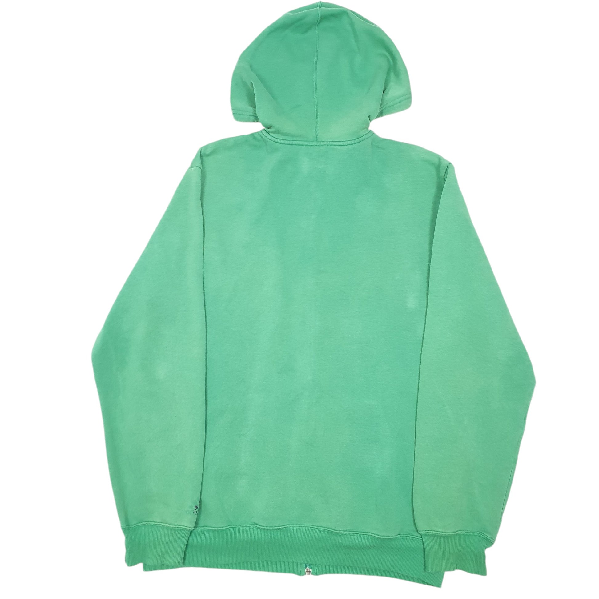 Mens Green Adidas Hoodie Full Zip Jumper