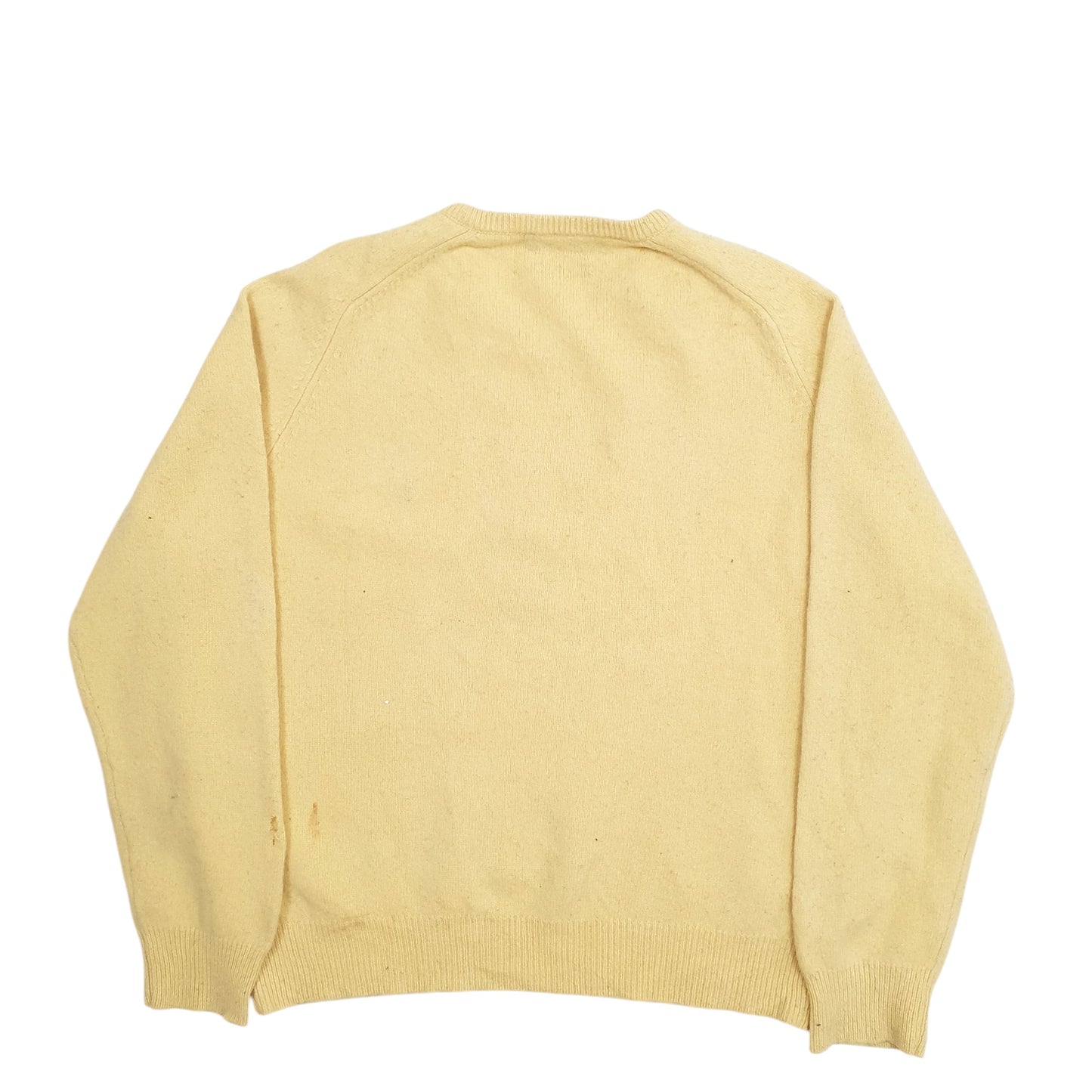Womens Yellow Ralph Lauren Lambswool Crewneck Jumper