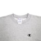 Mens Grey Champion  Crewneck Jumper