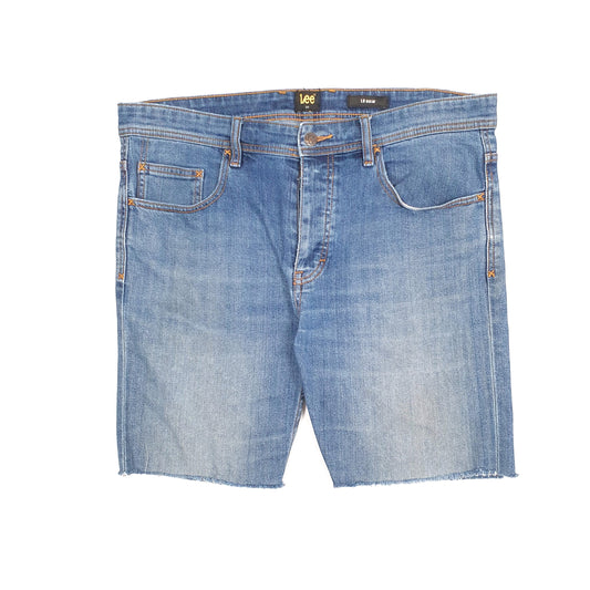 Mens Blue Lee Cut Off Jorts Denim Shorts