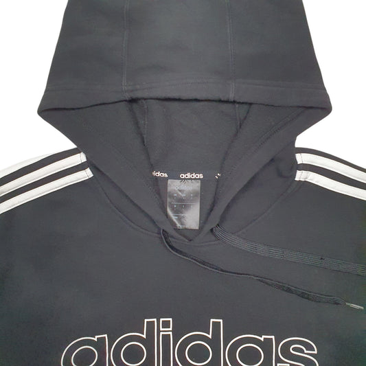Mens Black Adidas  Hoodie Jumper