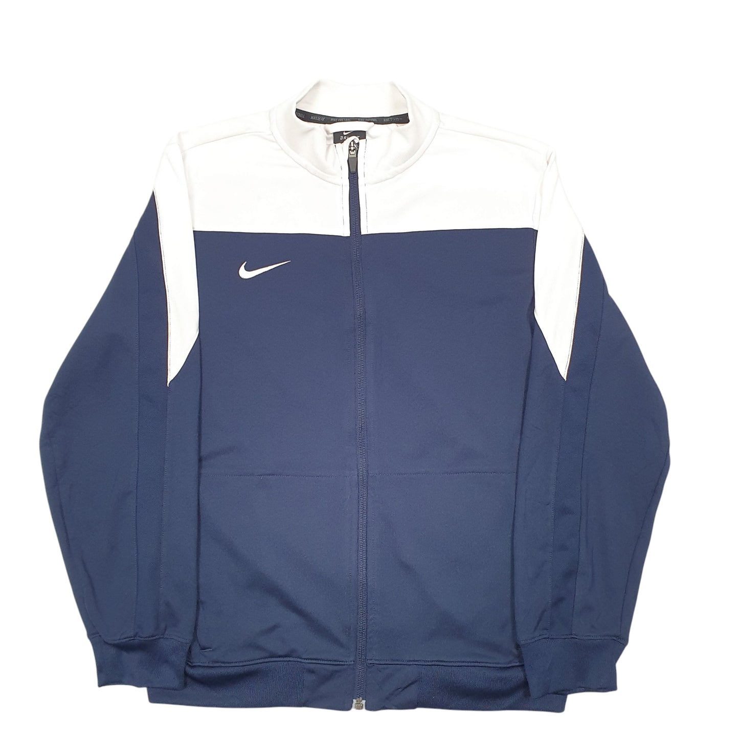 Womens Navy Nike Dri Fit Track Top Full Zip Jumper