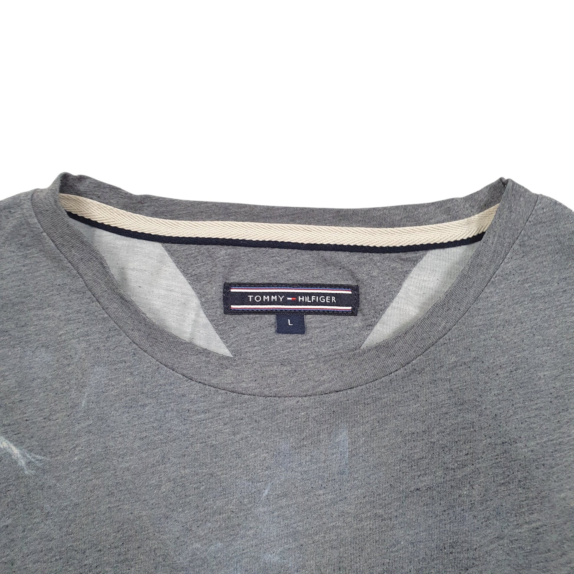 Mens Grey Tommy Hilfiger Palm Trees Short Sleeve T Shirt