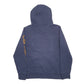 Womens Blue Carhartt Workwear Hoodie Jumper