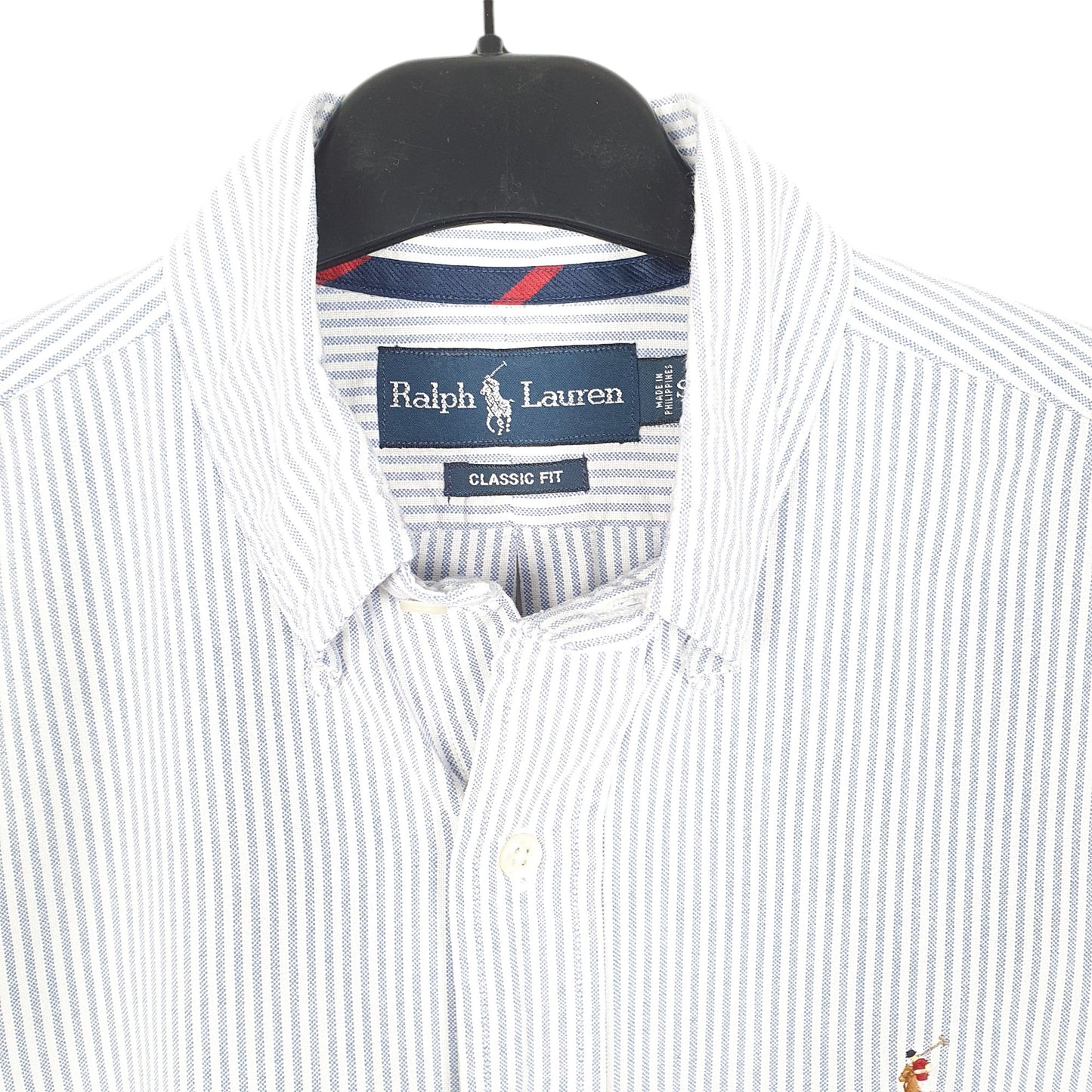 Mens White Ralph Lauren Oxford Long Sleeve Shirt