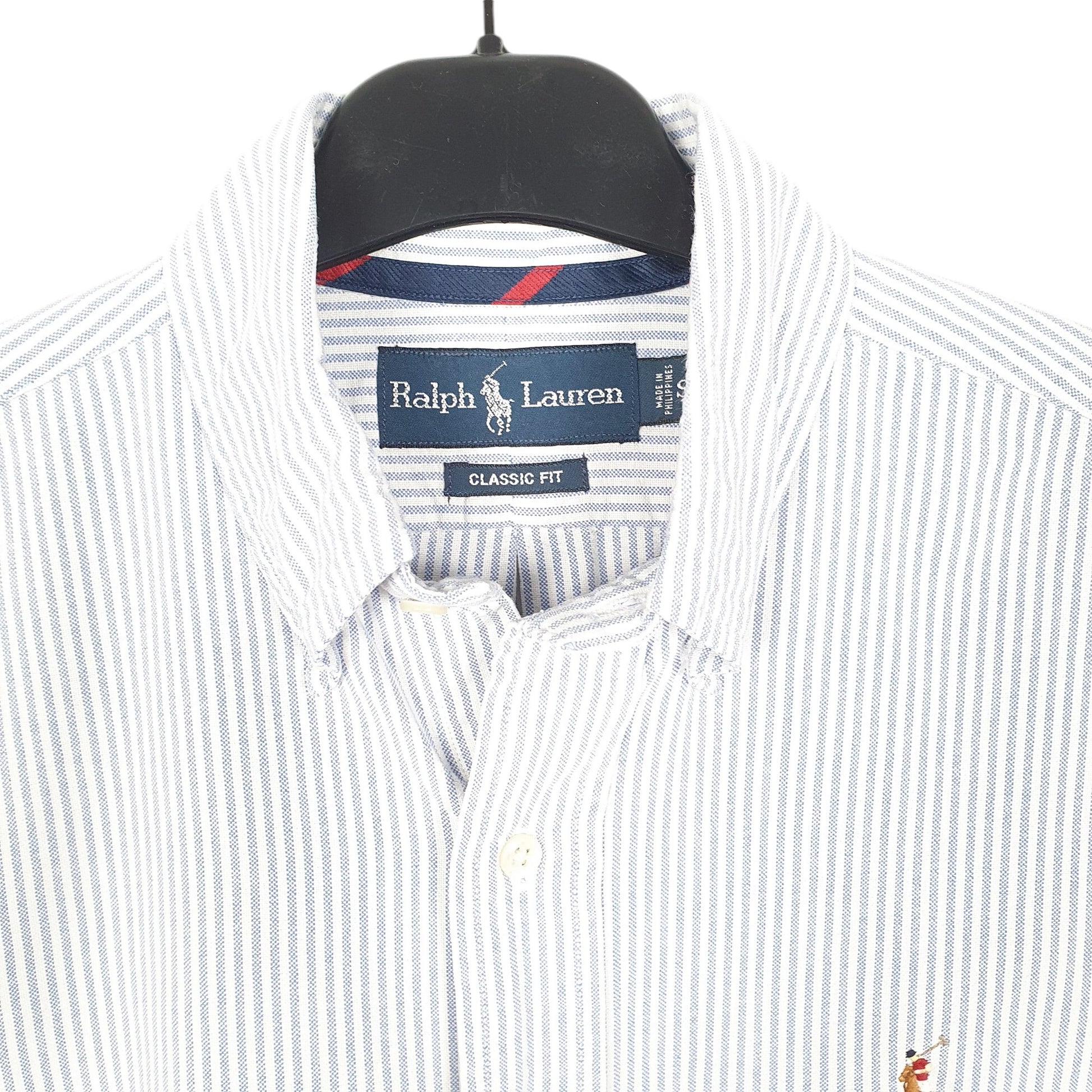 Mens White Ralph Lauren Oxford Long Sleeve Shirt