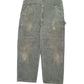 Mens Khaki Carhartt R06 MOS Dungaree Trousers
