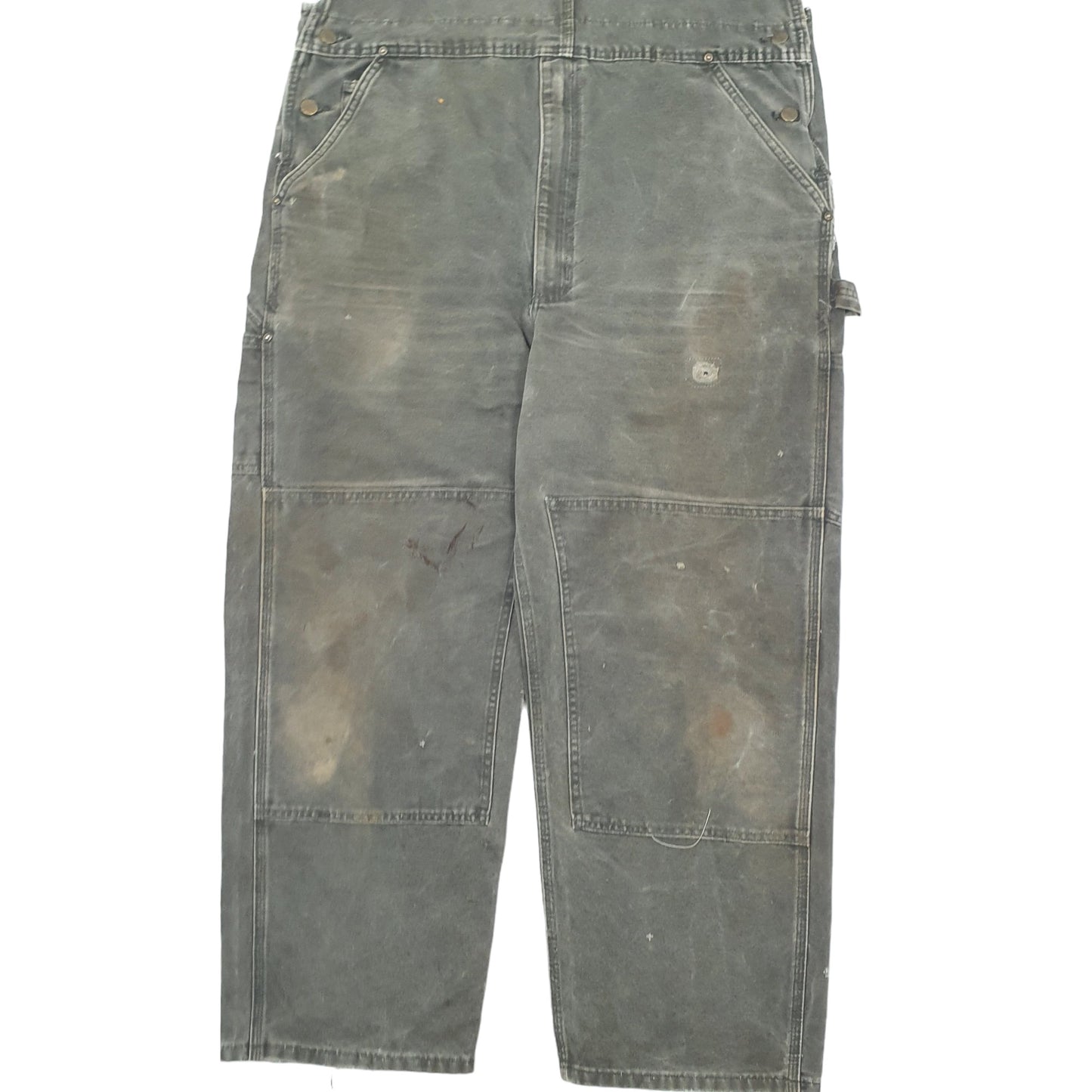 Mens Khaki Carhartt R06 MOS Dungaree Trousers