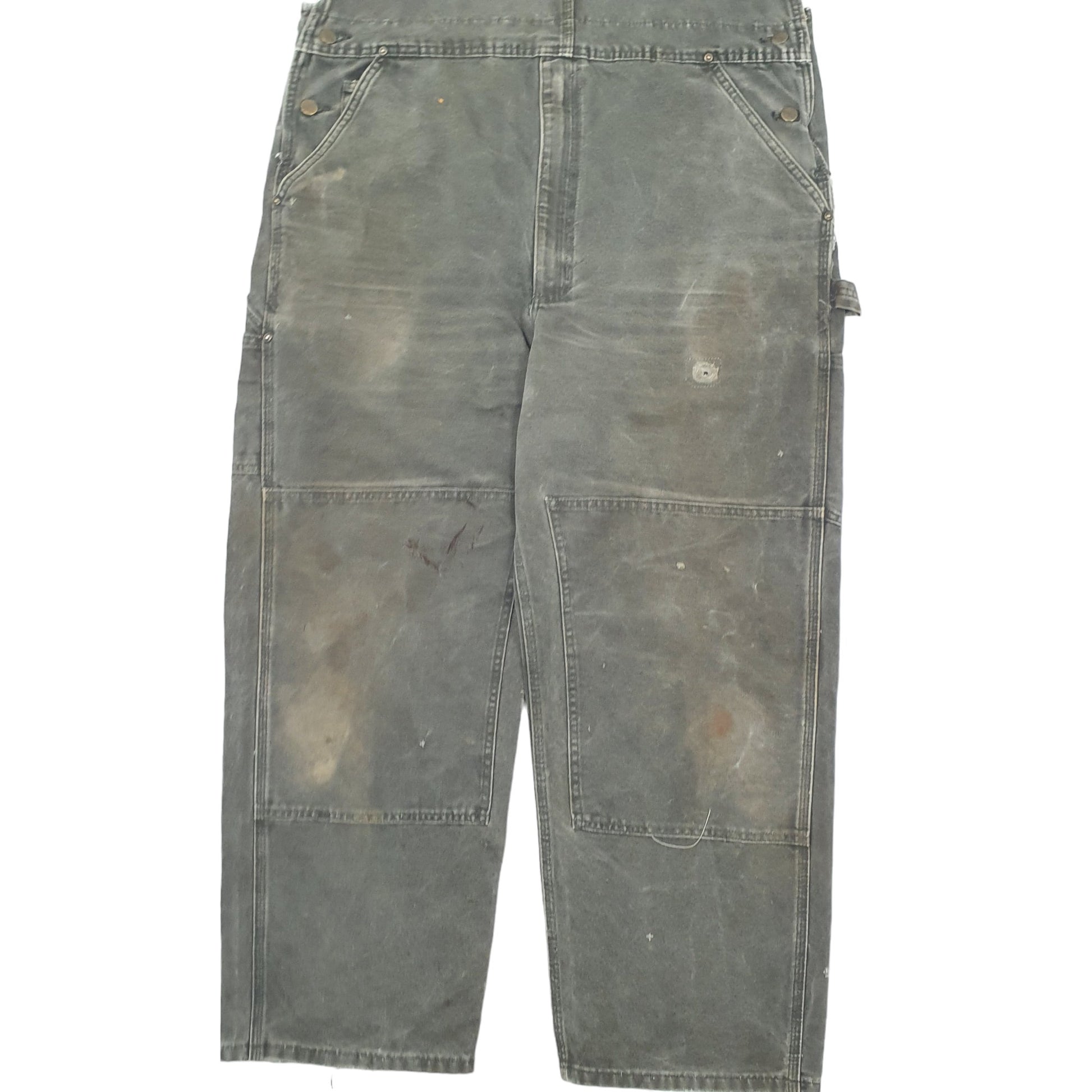 Mens Khaki Carhartt R06 MOS Dungaree Trousers