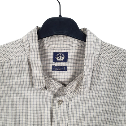 Mens Beige Dockers LS & CO Short Sleeve Shirt