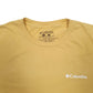 Mens Yellow Columbia Sportswear Spellout Short Sleeve T Shirt