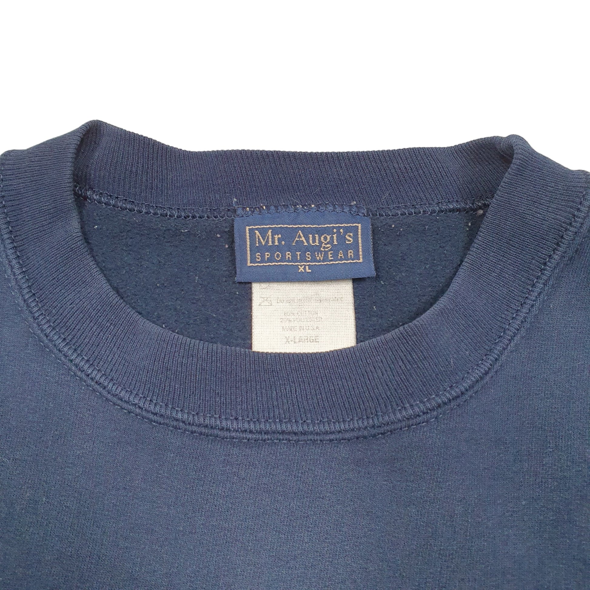 Mens Navy Mr Augis Sportswear Appalachian Mountains America Made In USA Crewneck Jumper