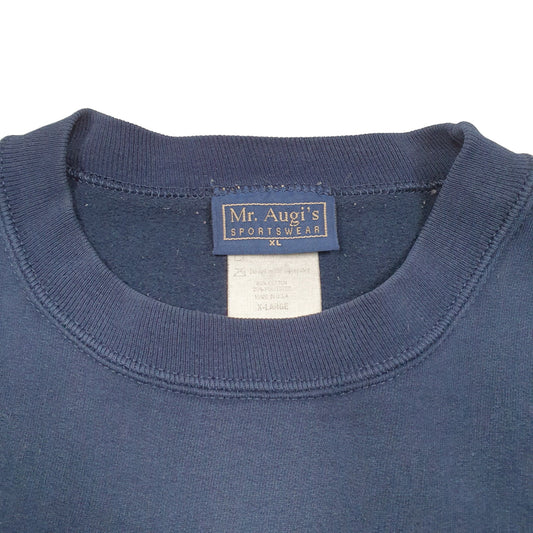 Mens Navy Mr Augis Sportswear Appalachian Mountains America Made In USA Crewneck Jumper