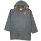Mens Green Country Wear Hooded  Coat