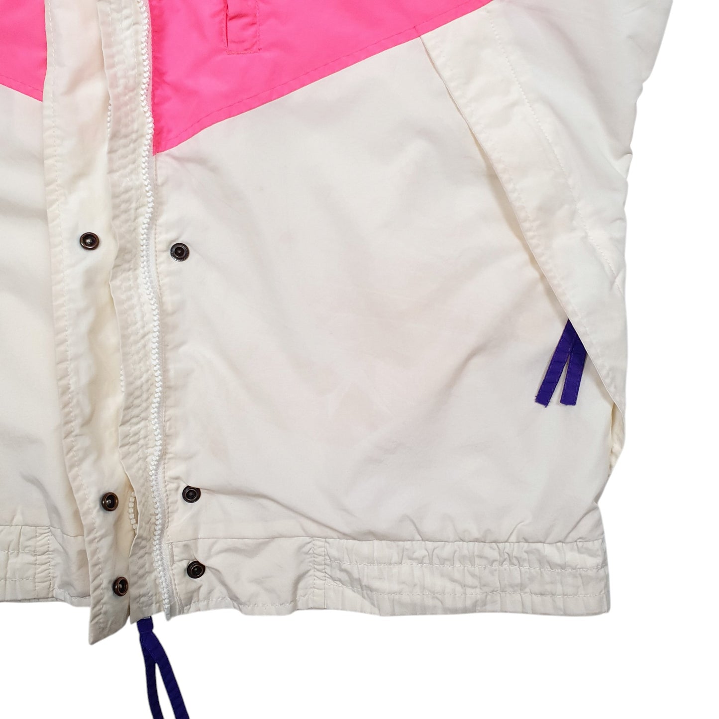 Womens Cream Columbia Vintage 90's  Coat