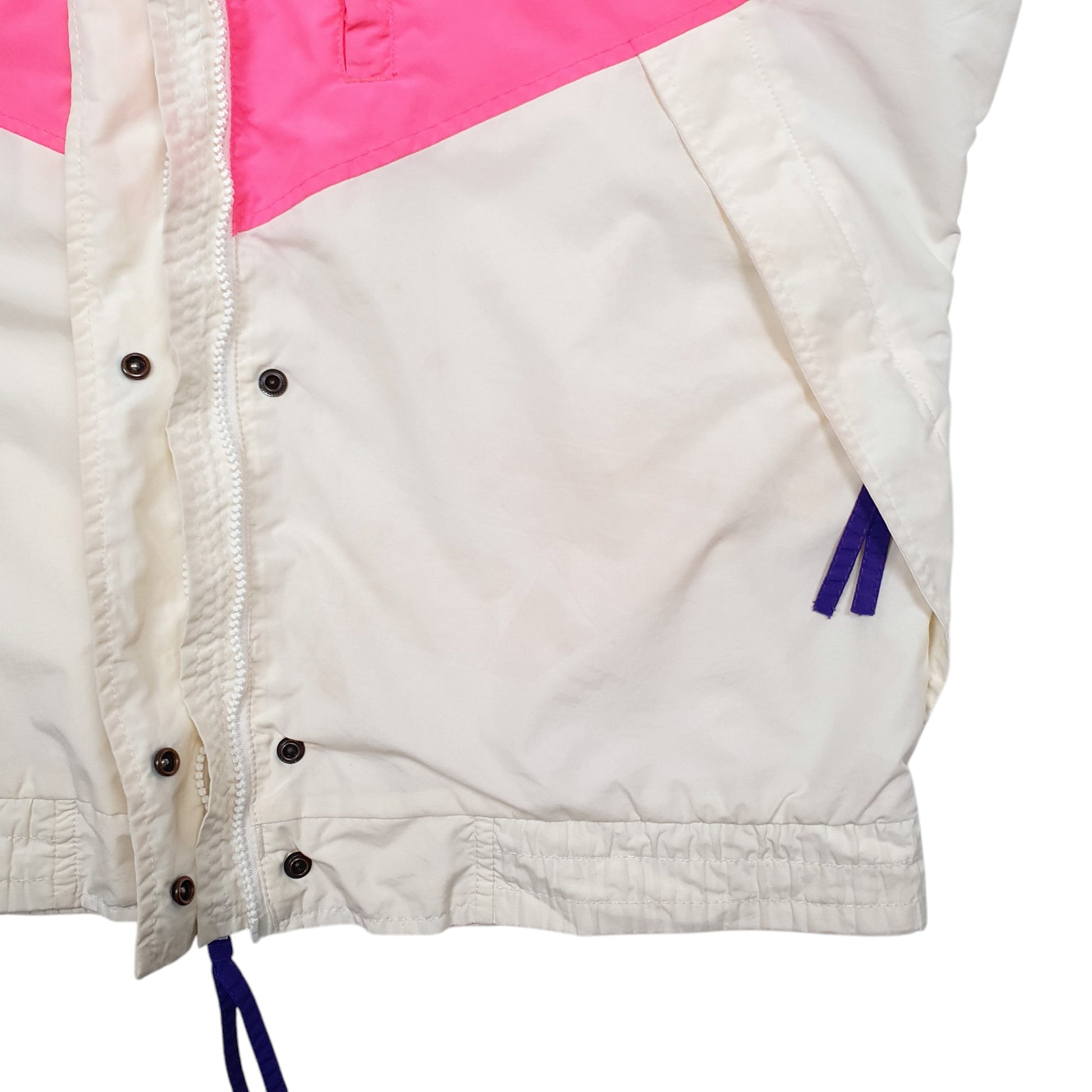 Womens Cream Columbia Vintage 90's  Coat