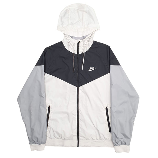 Mens White Nike   Coat