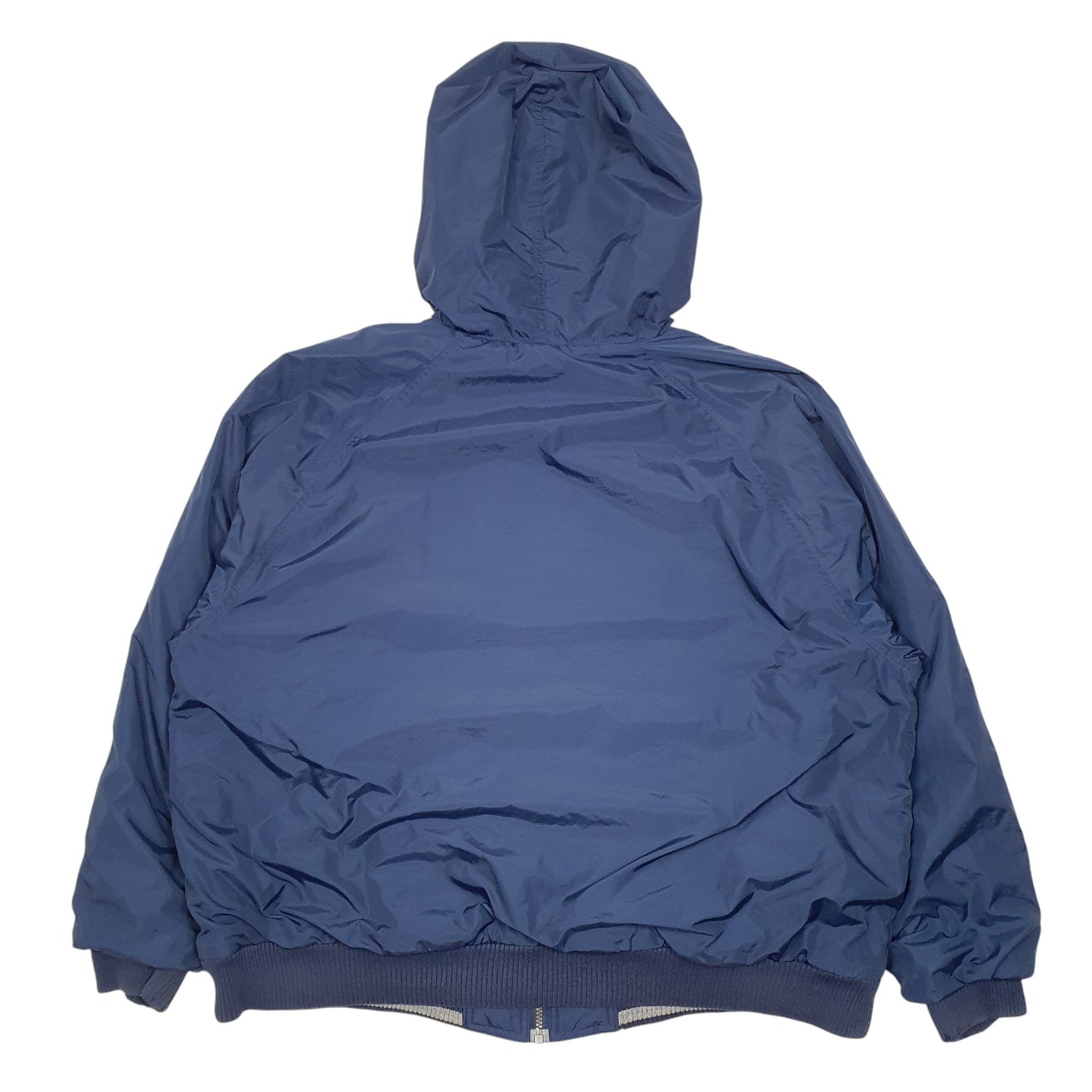 Mens Navy Adidas Hooded Reversable  Coat