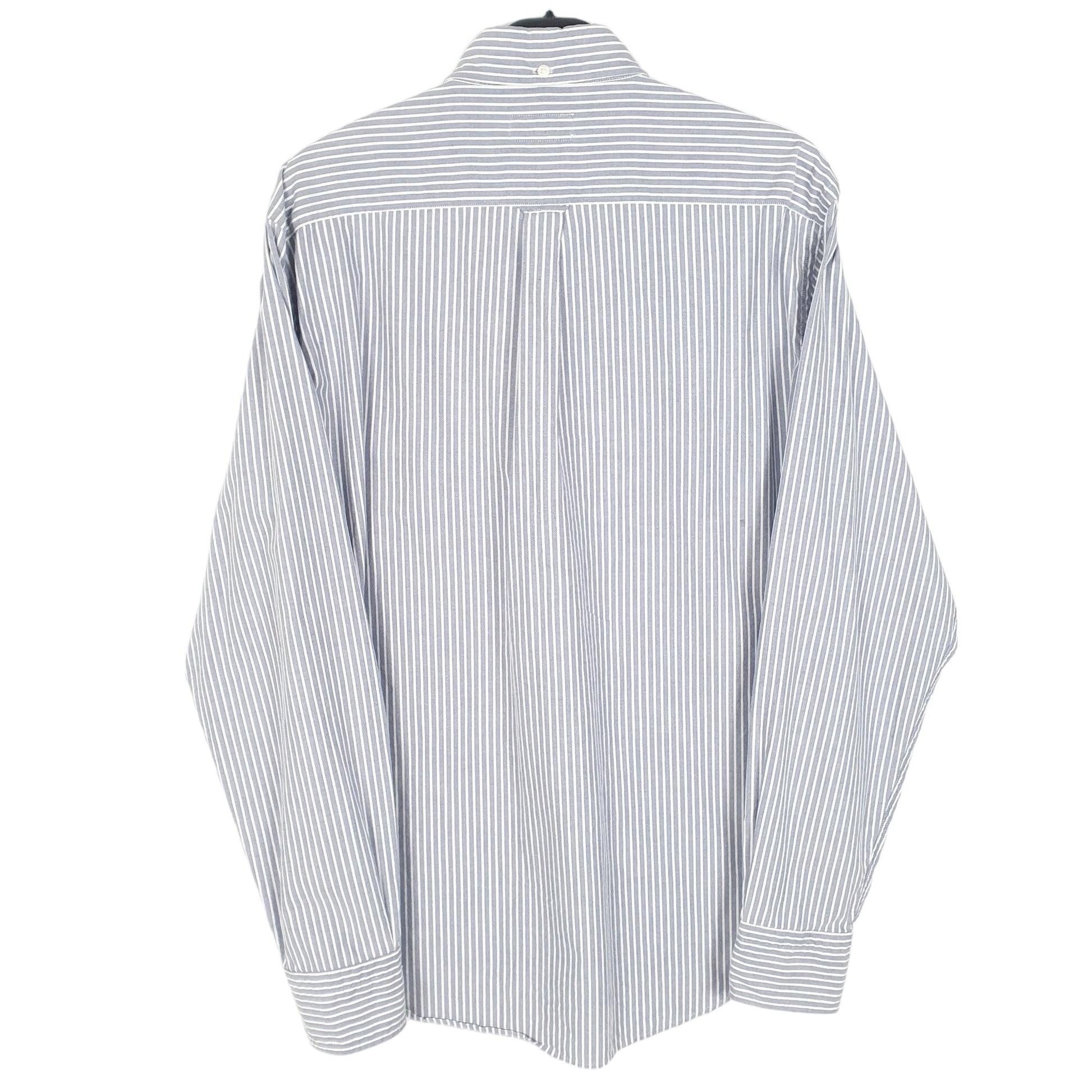 Mens Blue Gant New Haven Oxford Long Sleeve Shirt