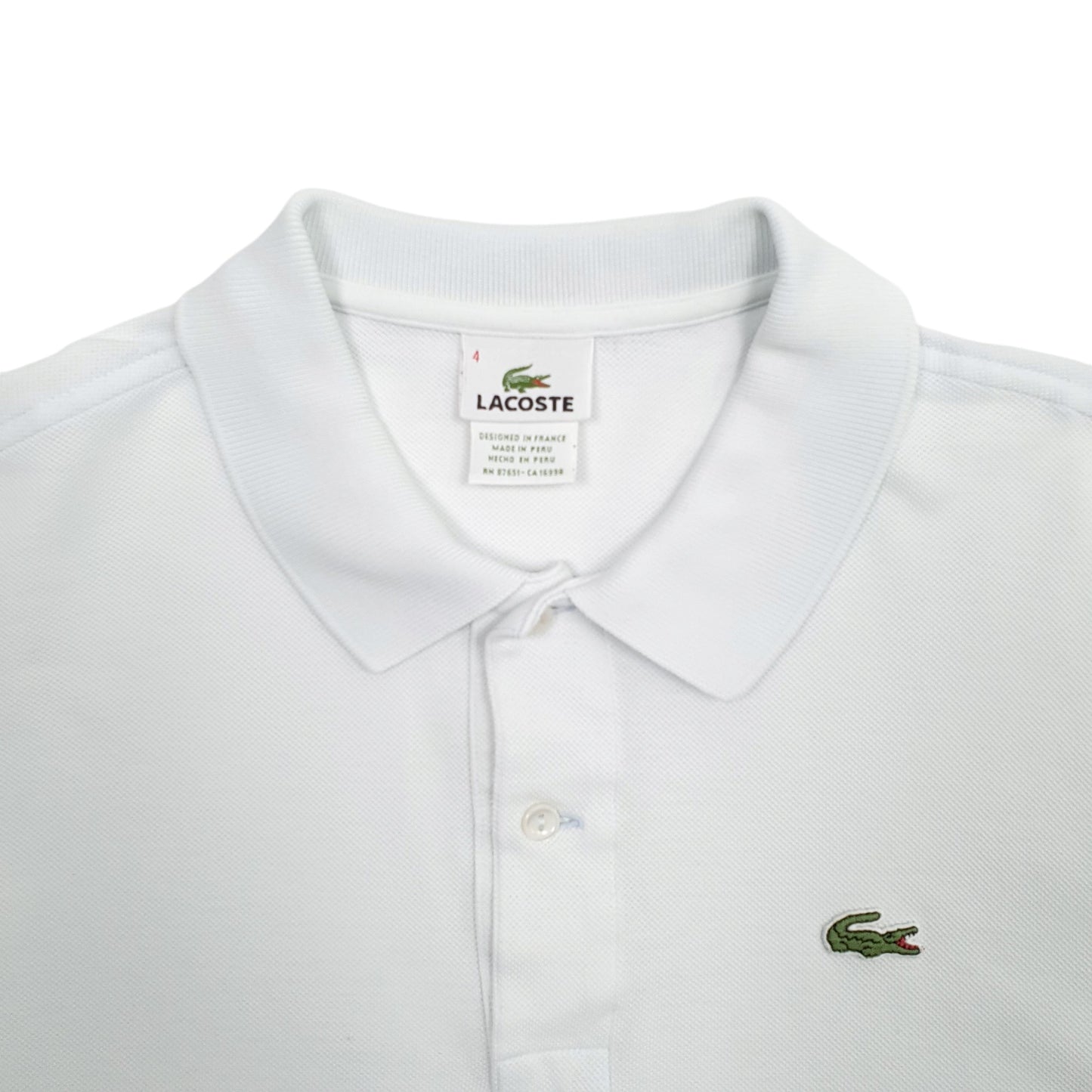 Mens Blue Lacoste  Short Sleeve Polo Shirt