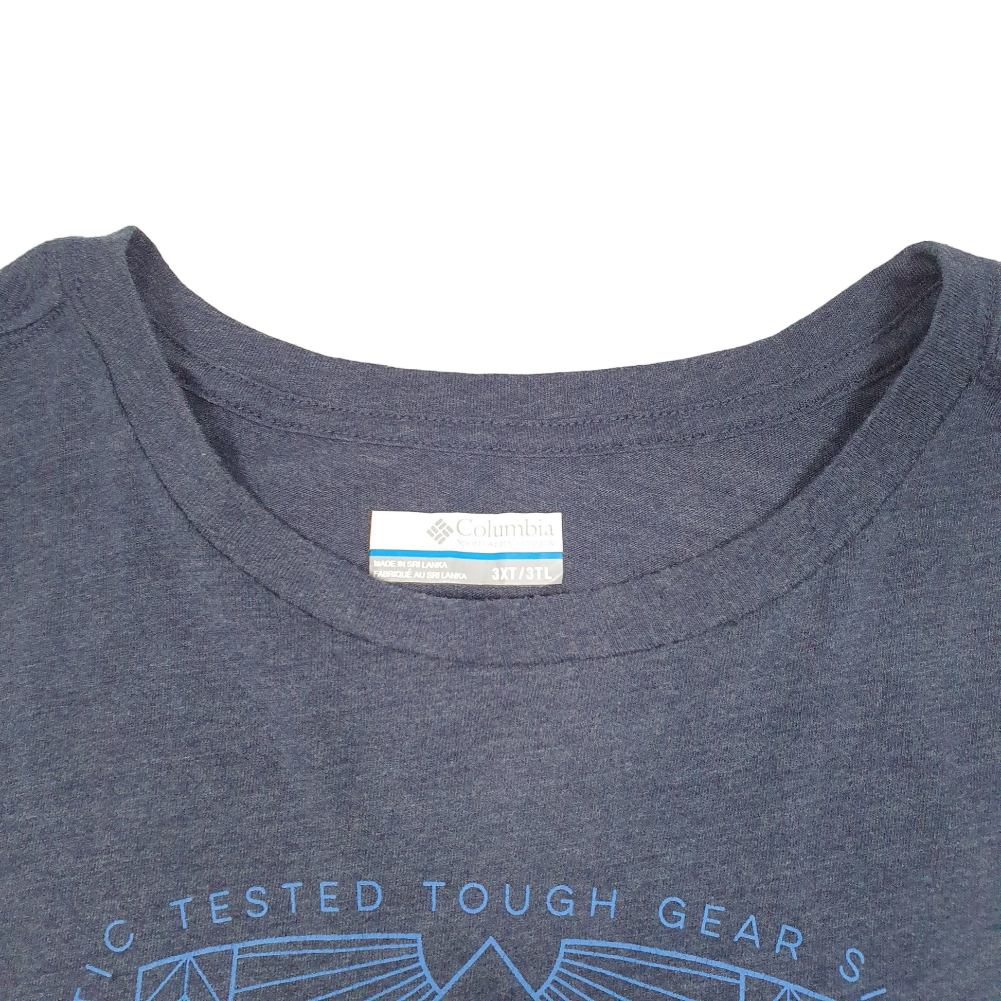 Mens Grey Columbia Sportswear  Short Sleeve T Shirt